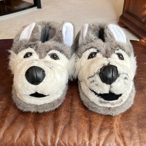 Wolf Slippers